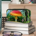 thumbnail image 6 of MUOOUM Pencil Case, Mushroom Rainbow Painting Large Capacity Pencil Pouch Stationery Pen Bag, 6 of 7