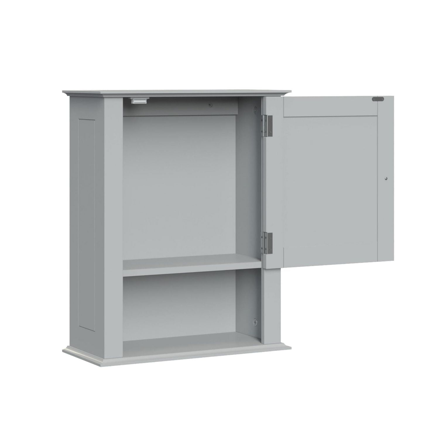 RiverRidge® Home Ashland Collection 16.54-inch W x 20.47-inch H x 7.09-inch D Bathroom Storage Wall Cabinet in Gray