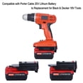 thumbnail image 5 of HPA1820 Adapter Compatible with Black+Decker/Porter Cable/Stanley 20V Li-ion Battery to for Black+Decker 18V Tools, 5 of 10