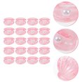 thumbnail image 3 of Weiweiguan 20pcs Resin Pearl Shell DIY Handmade Hairpins Hair Ropes Making Accessories, 3 of 6