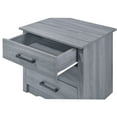 thumbnail image 3 of JERFIT Modern Gray Nightstand with Drawer, Particle Board Bedside Table for Bedroom, 23"W x 18"D x 23"H, Easy Assembly, 3 of 6