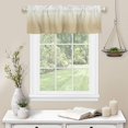 thumbnail image 3 of Grey White Valance for Windows Ombre Curtains Valances Modern Gradual Color Curtains Rod Pocket Window Treatment for Kitchen Living Room Bedroom Bathroom Home Decor 1 Panel 54x18 Inch, 3 of 6