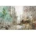 thumbnail image 2 of Roko, Ken 24x17 White Modern Wood Framed Museum Art Print Titled - NYC Streets I, 2 of 4