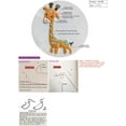 thumbnail image 6 of Maydear Stamped Embroidery Kit for Beginners with Pattern, Cross Stitch Kit - Giraffe, 6 of 6
