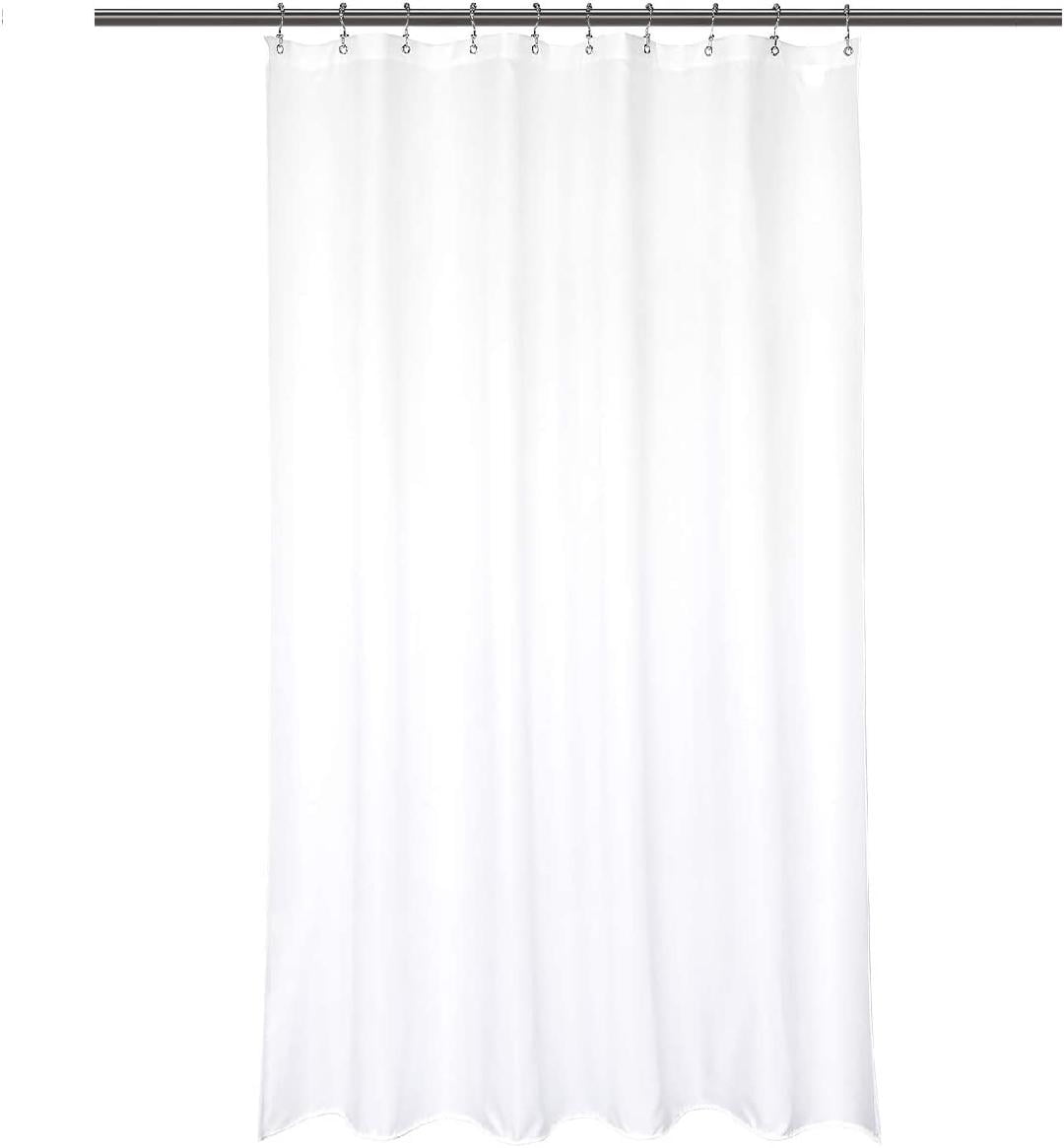 Waterproof Fabric Shower Stall Curtain Liner Microfiber 54" W x 78" H