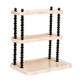 thumbnail image 3 of GUOOL Counter Shelf Desktop Bookshelf Supplies Storage Rack for Living Room Office 3 Tier Wide, 3 of 9