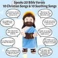 thumbnail image 4 of 13.4"/34cm Talking & Singing Jesus Plush Doll, Christian Stuffed Toy For Kids, Plays Bible Verses & Hymns, Religious Gift For Xmas, Christening, Baptism, Easter, Sunday School, Nursery Decor, 4 of 8