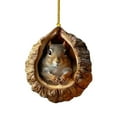 thumbnail image 2 of CoreLiving Squirrels Ornaments for Christmas Tree, Forest Animal Decor Set, Acrylic Hanging Ornament 2025, Ideal Gift for Animal Lovers, 2 of 9