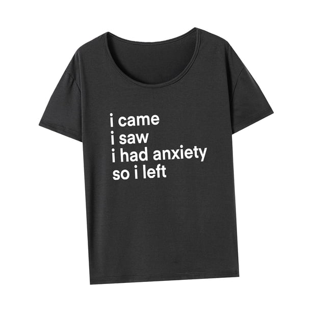 Camiseta para mujer Salvador Ropa femenina casual con cuello redondo XL