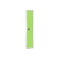 thumbnail image 1 of AdirOffice - Locker - 2 shelves - 2 hooks - solid steel - green (pack of 4), 1 of 7