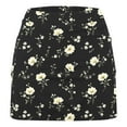 thumbnail image 5 of Njagoc3 Womens High - Waisted Drawstring Ditsy Floral & Leaf Print Shorts - Cute Breathable for Summer Garden Gatherings, 5 of 6
