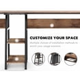 thumbnail image 4 of FITUEYES 81" Computer Desk for Two Person with Storage Double Workstation Large Table for Home Office, CD120601MG, 4 of 7