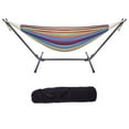 thumbnail image 2 of Zimtown Hammock Set Portable Outdoor Camping Polyester Hammock with Stand and Handbag Set Red(102.3 x 41.33 x 39.37)", 2 of 10