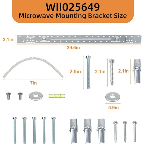 Microwave Mounting Bracket Kit Compatible with , Maytag, , Models