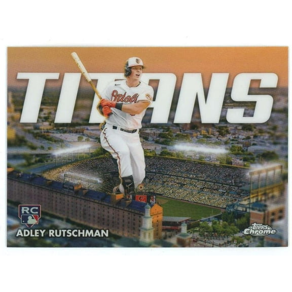 MLB 2023 Topps Chrome Adley Rutschman CT-10 (Rookie, Titans)