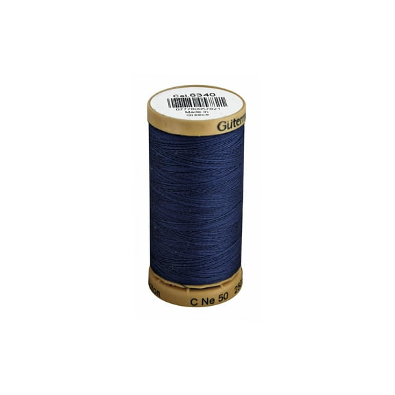 Gutermann Natural Cotton Thread 273yd-Bright Navy