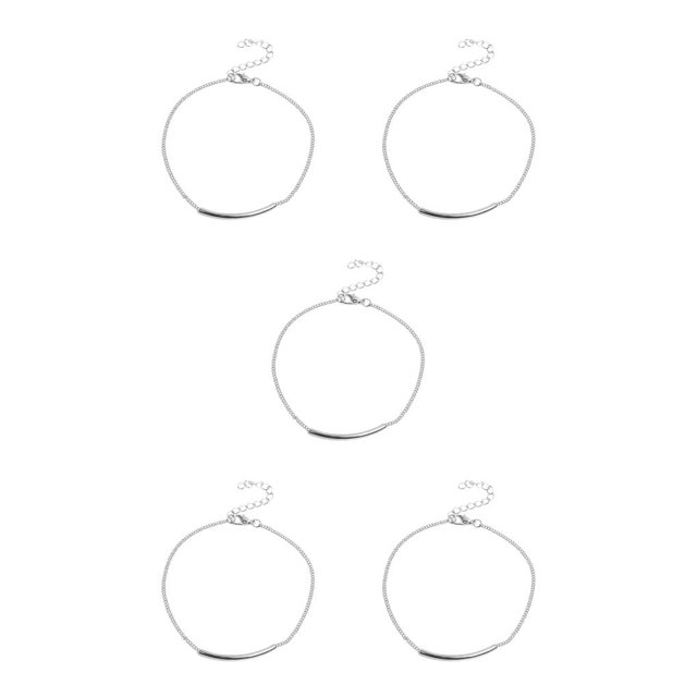 Tobillera ajustable Minnieouse Universal resistente al desgaste oro plata