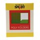 thumbnail image 1 of School Smart Carpeta de polietileno de dos bolsillos, pesada, con cierres, color verde, paquete de 25, 1 of 5