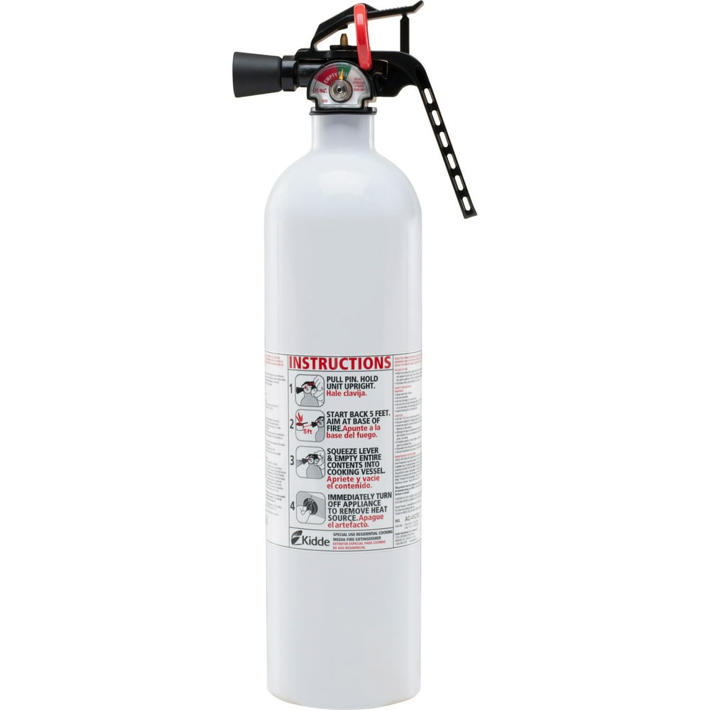 Kidde, KID21008173MTL, Fire Kitchen Fire Extinguisher, 1 Each, White