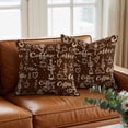 thumbnail image 3 of Coffee Beans Throw Pillow Cover Love Heart Vintage Brown Cotton Linen Cushion Cover Throw Pillow Case with Invisible Zipper for Couch Sofa Bed Chair Car 20x20 Inch, 3 of 9