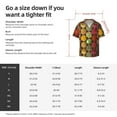 thumbnail image 7 of Disketp Men's Hawaiian Spices And Herbs Print Shirts Button Down Holiday Beach Shirts-Medium, 7 of 7