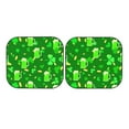 thumbnail image 7 of Xecao St Patrick's Day2 for Foldable Car Sun Shades (2-Pack) offer sun protection with an easy-fold design for convenient windshield shading., 7 of 7