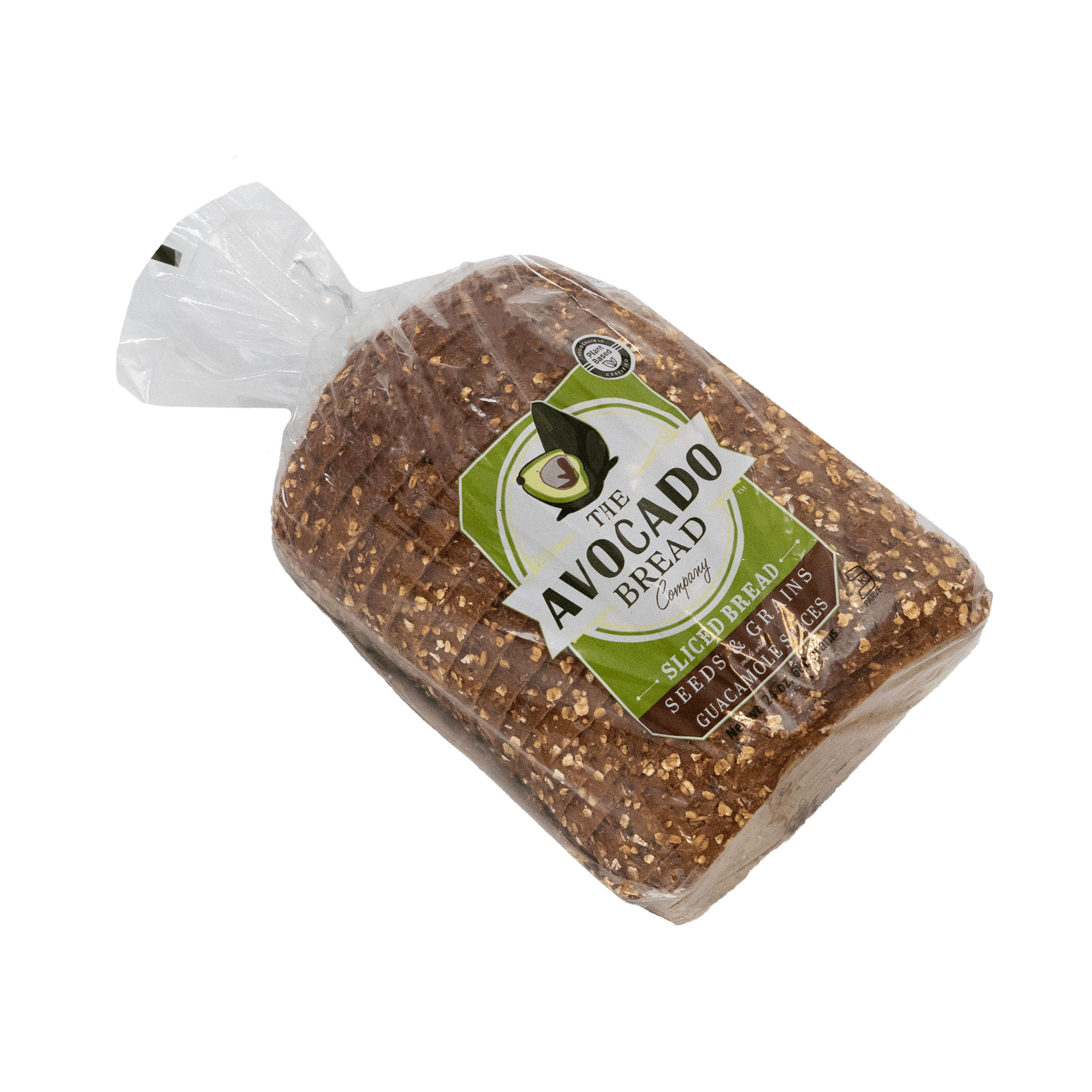 Anthony & Sons Bakery Avocado Bread, 24 oz. Bolsa transparente.