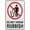 Warning Sign 4, variant on Fire Hydrant And Hose Reel Outdoor Safe Sign - 8"x12", UV Protected, Weatherproof - Office, School, Hospital, Factory Alert