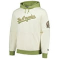 thumbnail image 2 of Men's New Era Cream/Green Los Angeles Dodgers Color Pop Pullover Hoodie, 2 of 3