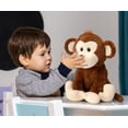 thumbnail image 2 of Peluche Mono HollyHOME de 30 cm Marrón para Niños, 2 of 8