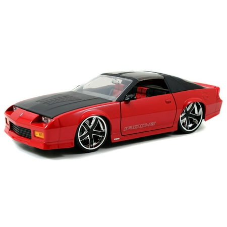 1985 Chevy Camaro w/ Removable T-Top, Red/Black - Jada Toys Bigtime Muscle 91444 - 1/24 scale Diecast Model Toy Car (Brand New, but NOT IN (Best Camaro Model Year)