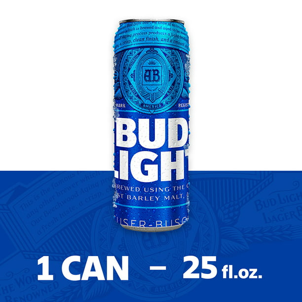Bud Light Beer 25 Fl Oz Can 4 2 Abv Walmart Com Walmart Com
