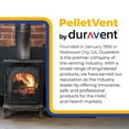 thumbnail image 6 of DuraVent PelletVent Double Wall Straight Stove Pipe, 12" L x 3" Diameter, 6 of 7