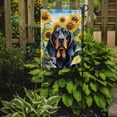 thumbnail image 3 of Black and Tan Coonhound in Sunflowers Garden Flag 11.25 in x 15.5 in, 3 of 5