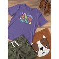 thumbnail image 3 of Adorable Baby Dinos Art T-Shirt Toddler -Image by Shutterstock,  5 Toddler, 3 of 4