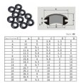 thumbnail image 3 of Transemion 125/58pcs Boxed Wire Gasket Firewall 8 Specifications Black PVC Retaining Blind Hole Wiring Cable Gasket Hardware Tool black 1Set, 3 of 6