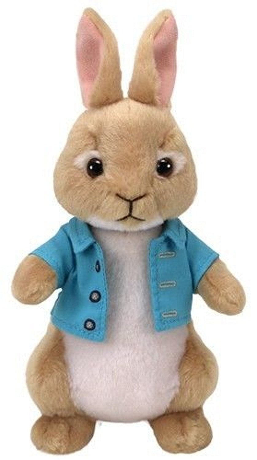 Official TY Peter Rabbit Beanie Babies Cotton Tail Plush Soft Toy 8.5" 