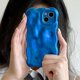 thumbnail image 3 of Funda trasera de teléfono plateada ondulada con textura de meteorito 3D para iPhone 11, 12, 13, 14 Pro Max, funda protectora de lente de cámara completa, 3 of 5