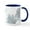 White/Navy Inside, variant on CafePress - Design 68 World Map Mugs - 11 oz Ceramic Mug - Novelty Coffee Tea Cup