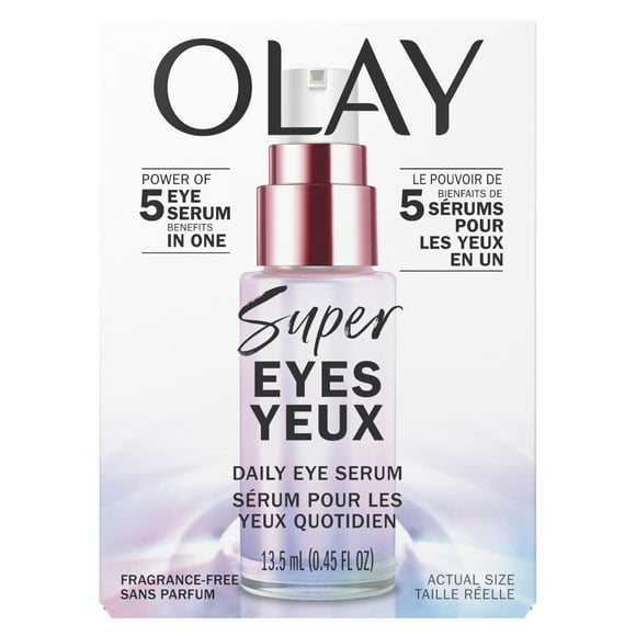 Olay Super Eye Serum - Vitamina C, Cafe&#2013265933na, Niacinamida, Aminop&#2013265929ptido, Aloe Vera - Aclara las ojeras, Antiarrugas, Antiedad