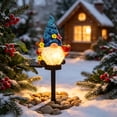 thumbnail image 3 of AZXY Solar Christmas Gnome Garden Stake Lights, Resin Gnome Figurine Yard Stake, Auto On Off Waterproof Outdoor Landscape Light, Festive Christmas Ornament for Lawn Patio Walkway Garden Decor, 3 of 6