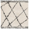 thumbnail image 6 of SAFAVIEH Manhattan Kayleah Diamond Area Rug, Ivory/Black, 4' x 6', 6 of 10