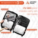 thumbnail image 4 of Organizadores de viaje para maletas bolsas organizadoras paquete 3 piezas ideal para maleta carry-on de mano esenciales para viaje Travel organizer Armored Travel, 4 of 7