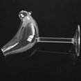 thumbnail image 4 of 2x 150ml creativo forma de pájaro copa de cóctel personalidad Molecular ahumado modelado ventilador de vidrio, 4 of 5