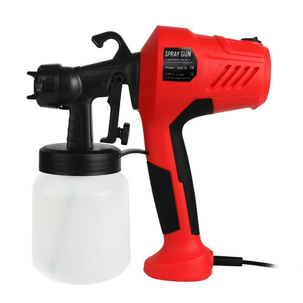 Pistola pulverizadora de pintura eléctrica Likrtyny 400W 22000RPM plástico rojo