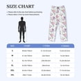 thumbnail image 4 of Fotbe Rose Flower B Pantalones de Pijama para Hombre, Pantalones de Dormir, Pantalones de Casa con Cintura Ajustable y Bolsillos-X-Large, 4 of 6