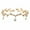 Golden, variant on Clinaoy Wedding Hair Tiara Shiny Rhinestone Bridal Crown Leaves Shape Adjustable Tiara Wedding Hair Accessories Headpieces Head Jewelry