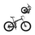thumbnail image 1 of Bicicleta Montaña Plegable Frenos Tipo Shimano 21v Rodada 26 BIKE TECHE BPGBLK01, 1 of 7