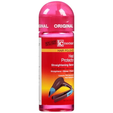 Diamond Hair Serum - Fantasia Hair Polisher Heat Protector Straightening Serum, 2 oz