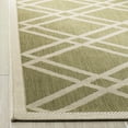 thumbnail image 4 of Safavieh Courtyard Jasper Geometric Indoor/Outdoor Area Rug, Green/Beige, 2' x 3'7", 4 of 9